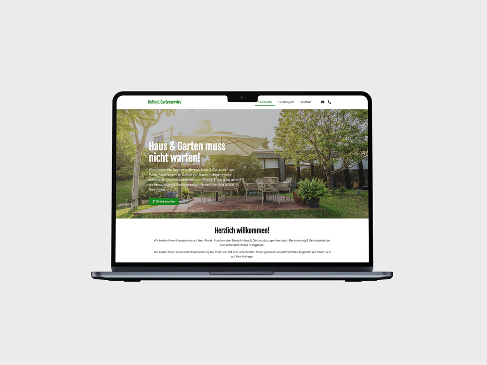 Website-Entwurf auf mehreren Geräten